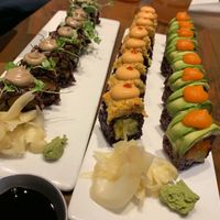 Mighty Mushroom, Spicy Mang, Pickle Me at Beyond Sushi - Union Square in New York City