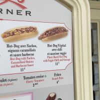 Menu  at Disneyland - Casey's Corner in Chessy