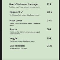 Salam Kebab & Vegan Menu at Salam Kebab & Vegan Berawa in Canggu