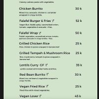 Salam Kebab & Vegan Menu at Salam Kebab & Vegan Berawa in Canggu