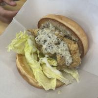 French burger   at Just Burger  in Chiayi