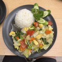 Stir fried vegetables with rice   at ZomPaul Eatery in Phuket