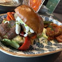 Falafelburger  at NOA in Stuttgart