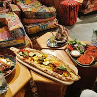 Left to right
NOA Bowl - TelAviv Pide - Vegan Lahmacun at NOA in Stuttgart