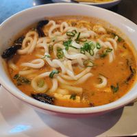 Tom Yum Udon Noodle Soup at Noodle Wave in Mckinney