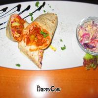 Main dish-- BBQ wrap at Wind und Wetter in Berlin