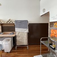 Fresh orange juice   at Florets in Auckland