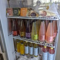 Vegan cheeses, kombucha, and water kefir at Florets in Auckland