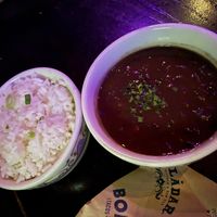 Black beans and rice are vegan as is and so flavorful  at Cuba Libre in Orlando