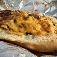 Frito pie dog   at Doggone Vegan in Huntsville