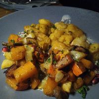 Pumpkin gnocci at Linde Restaurant in Heidelberg