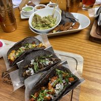 Taquitos barbacoa, pastor, suadero   at Vanggie in Queretaro