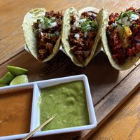 Trilogía de tacos  at Vanggie in Queretaro