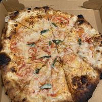 Vegan margherita  at Evergreen Pizza Co in Bremerton