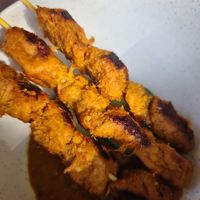 Chicken skewers #Veganuary at Purple Rabbit Food Truck in Ascot Vale