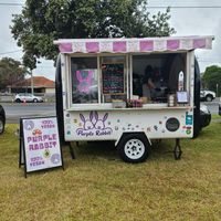 At the Altona market at Purple Rabbit Food Truck in Ascot Vale