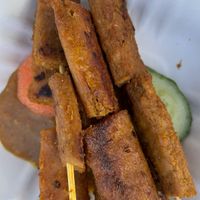 Satay skewers  at Purple Rabbit Food Truck in Ascot Vale