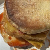 Breakky muffin   at Purple Rabbit Food Truck in Ascot Vale