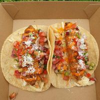 Banana blossom tacos $16.00 at Purple Rabbit Food Truck in Ascot Vale