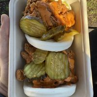 Oyster mushroom Bao   at Purple Rabbit Food Truck in Ascot Vale