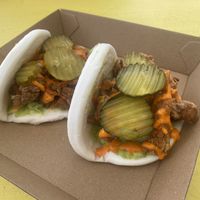 Tofu bao buns   at Purple Rabbit Food Truck in Ascot Vale