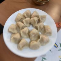 Carrot dumplings   at Ravioli di Lu Pechino in Milan