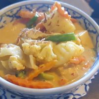 Yellow curry with veg & tofu at My Thai Restaurant in Gisborne