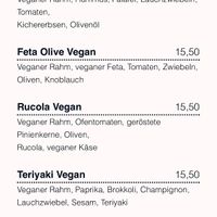 Vegane Flammkuchen  at Gaston Flammkuchen in Bremen