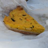Quiche at Happy Chicks Bakery in Cincinnati