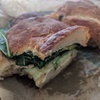 The Breakfast Sandwich at Happy Chicks Bakery in Cincinnati