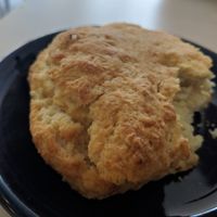 The biscuit at Happy Chicks Bakery in Cincinnati