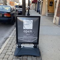 Street view at Happy Chicks Bakery in Cincinnati
