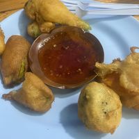 Tempura vegetable mix   at Racha in Krabi