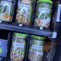 Salad jars   at DFW - Farmer's Fridge in Dallas