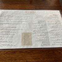 Lunch Menu Front at AMMATOLI in Long Beach