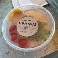 Really good hummus at Escalante Mercantile and Natural Grocery in Escalante
