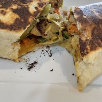 A vegan wrap  at Island Vybz Cuisine in Phillipsburg