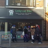 Exterior #Veganuary at Lucky Cat Boba in Middlesbrough
