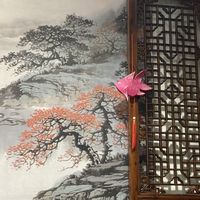 interior details  at Zen Xin Vegetarian in Penang