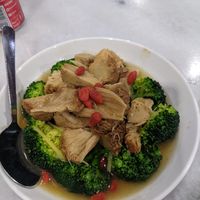 Broccoli with Mushrooms at Zen Xin Vegetarian in Penang