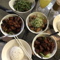 All of this plus 3 drinks was 75 RM at Zen Xin Vegetarian in Penang