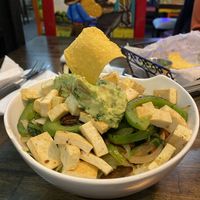 Vegan tofu rice bowl  at El Guacamole in Hopewell Junction
