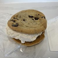 Chocolate chip cookie sandwich  at Whit's Frozen Custard in Boca Raton