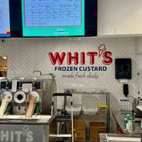 Counter at Whit's Frozen Custard in Boca Raton
