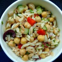 Greek Orzo Salad at Rabbit Food in Painesville
