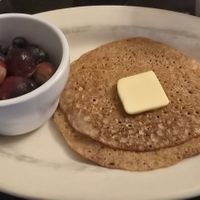 Vegan pancakes at Turgeau's in Covington