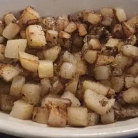 Cajun spiced potatoes at Turgeau's in Covington