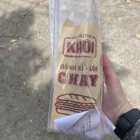   at Banh Mi Chay Khoi - Food Stall in Ho Chi Minh City