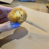 Vegan croquette   at Craffles in Vancouver