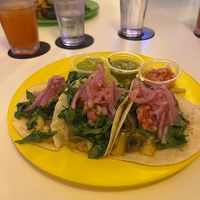 Vegan Tacos at Coconut Grove Cafe in Basseterre